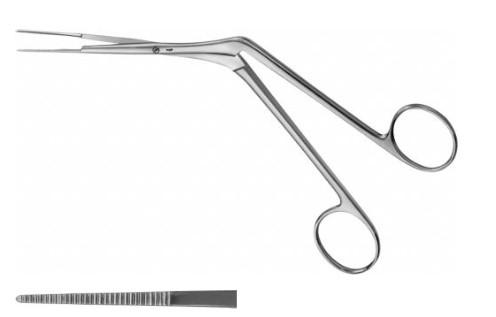 КОРНЦАНГ ДЛЯ НОСОВИХ ПЕРЕВ'ЯЗОК ВЕСТ, ЗІГНУТИЙ В КОЛІНІ, БЕЗ КРЕМАЛЬЄРИ, ПРЯМИЙ, 200 ММ